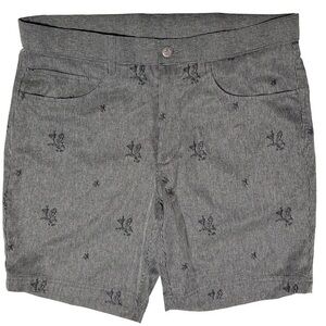 Men’s Cocktail Print Striped Penguin Shorts Size 32 Casual Summer Party Cruise